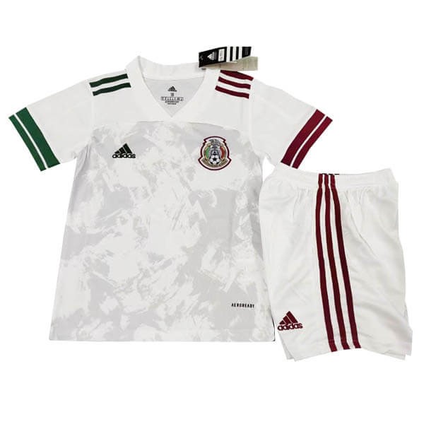 Camiseta México Segunda equipo Niños 2020 Blanco